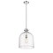 Z-Lite Pearson 1 Light Pendant, Polished Nickel And Clear Seedy 817-12PN - alternate 2